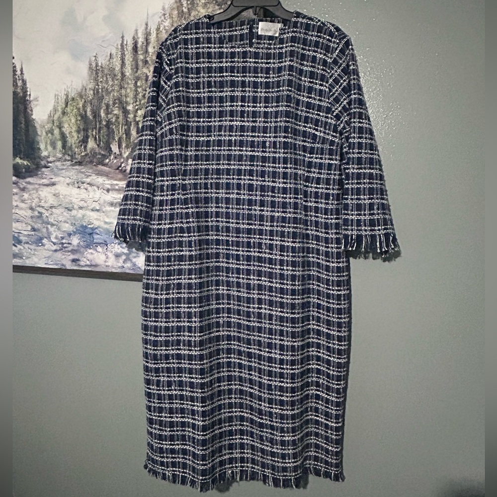 ❄️☃️Dainty Jewells Winter Symphony Navy Tweed dress XXXL☃️❄️